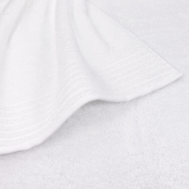 Möve Classic 4-Piece Towel Set - 2X 50x100cm + 2X 67x140cm, 100% Cotton, Snow