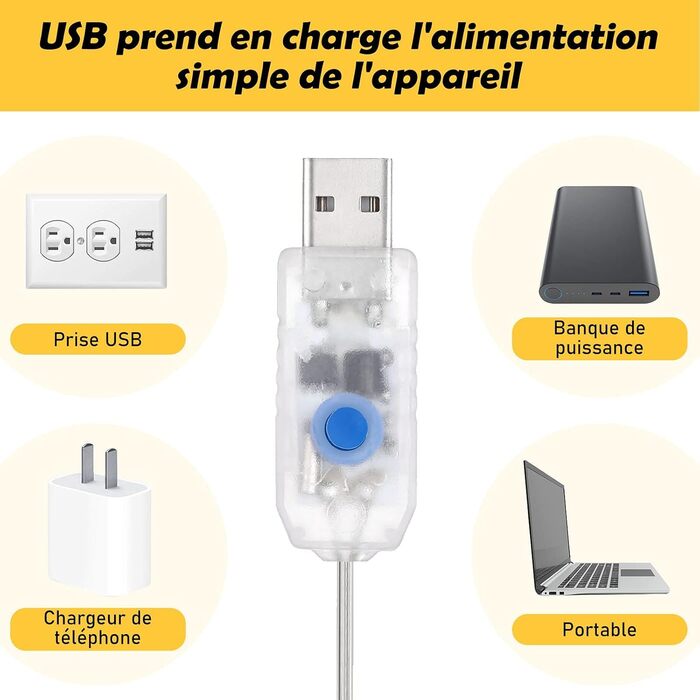 LED штора Anpro 3x3м, USB, 8 режимів, тепле світло - декор для дому та вечірок