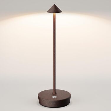 Бездротова LED-лампа для дому та вулиці IP54, 6000mAh, акумуляторна, для кемпінгу та офісу (іржава)