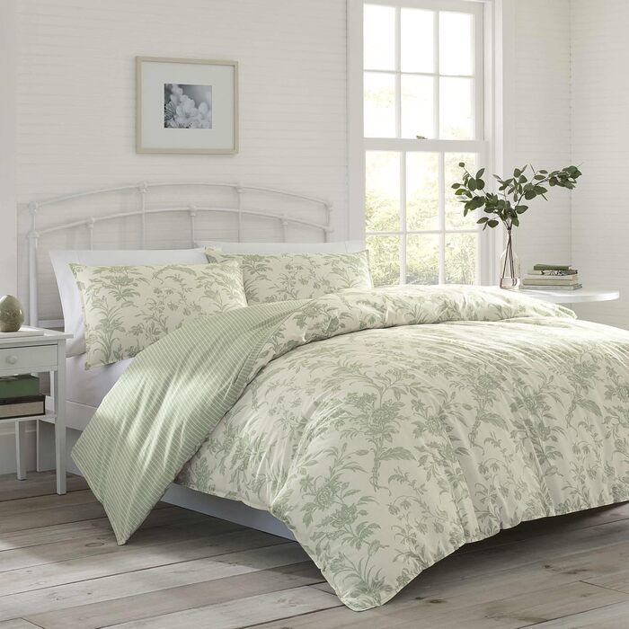 Комплект постільної білизни Laura Ashley Kingsize Amberley Green (7 предметів)