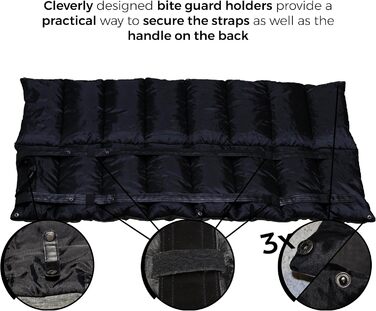 Portable Outdoor & Indoor Dog Bed/Dog Mat/Dog Blanket 110cm*70cm with Built-in Handle and Strap Chew Protection – Waterproof Dog Blanket for Travel – Large & Medium-Sized Dogs