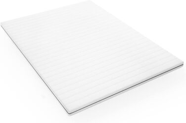 Mr. Sandman Topper 90x190 Mattress Topper for Lying Comfort and Mattress Protection, Cold Foam Topper for All Mattresses and Boxspring Beds, Mattress Topper Soft, Height approx. 5cm