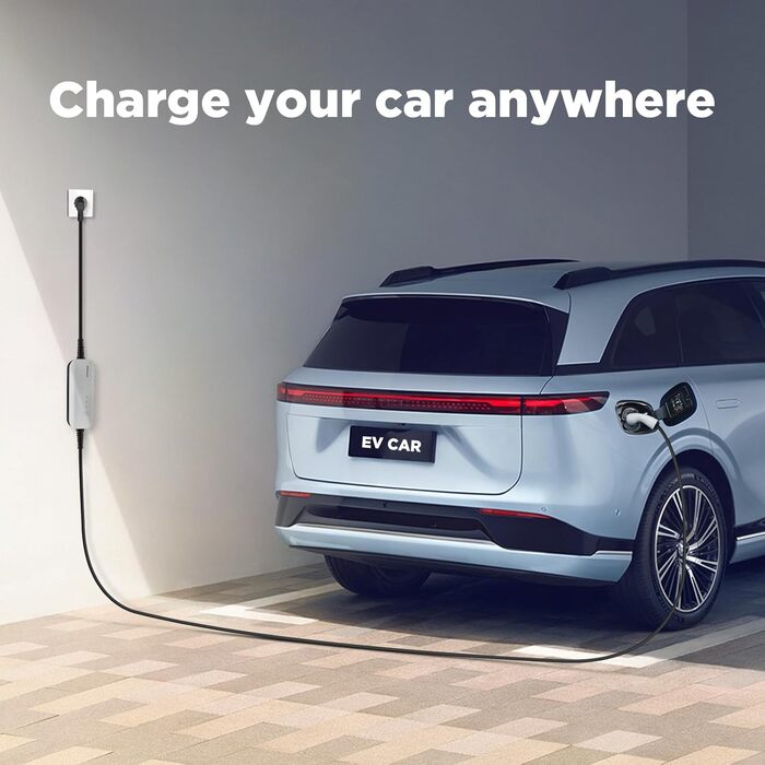 Кабель для зарядки електромобіля Type 2 6-16A 11kW CEE з сумкою 6м (1 фаза 3.6kW) - Mobile Wallbox
