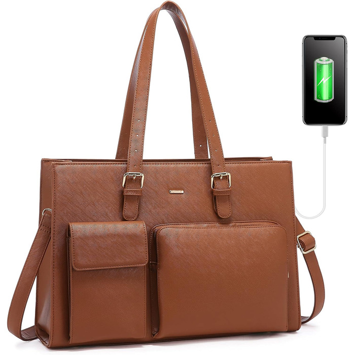 LOVEVOOK Сумка-шоппер для жінок, велика, для ноутбука 15.6