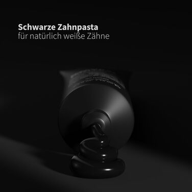 Zahnheld GERO G3 Електрична звукова зубна щітка з кейсом та насадкою | Відбілююча паста Natural White | 5 режимів чищення, тривала робота від акумулятора, чорний колір