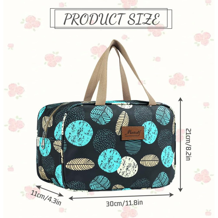 Чоловіча/Жіноча велика косметичка для подорожей, органайзер для косметики та аксесуарів, велика валізка з ручкою #9