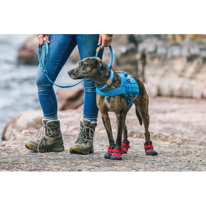 Kurgo Blaze Cross Dog Shoes, For Paw Protection, For Every Season, Waterproof and Reflective, Size XL, Red X-Large