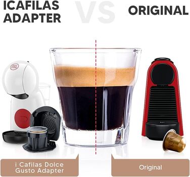 RECAFIMIL Адаптер для капсул Nespresso, багаторазовий конвертер для кавових капсул, тримач, сумісний з Genio S/Piccolo XS