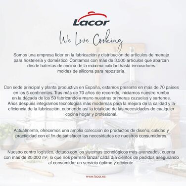Супова каструля з кришкою LACOR 24 см, нержавіюча сталь, срібляста