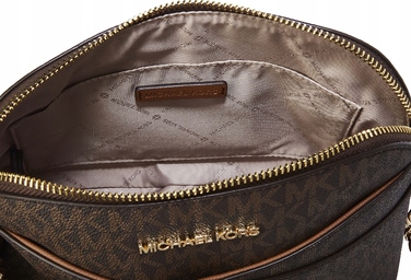 Сумка-кросбоді Michael Kors з екошкіри, коричнева