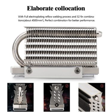 Радіатор охолодження SSD Thermalright HR-09 для M.2 NVMe SSD - двосторонній з термопадом