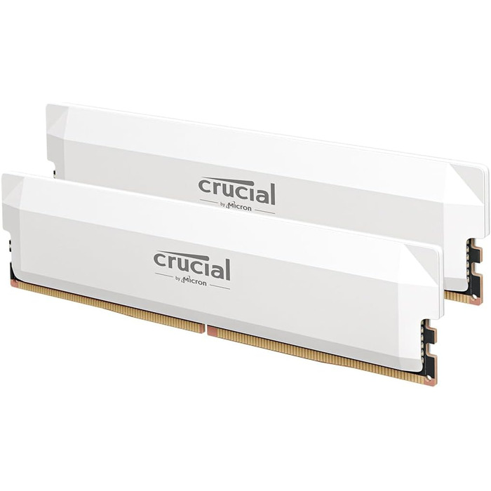Crucial Pro DDR5 RAM 64GB (2x32GB) 6000MHz CL36, Intel XMP 3.0 / AMD Expo, Чорний - для ігор та ПК