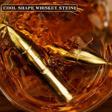 Набір віскі з 2 склянками та 6 камінцями для віскі, подарунок для чоловіків, камінці багаторазового використання, брендовий подарунок