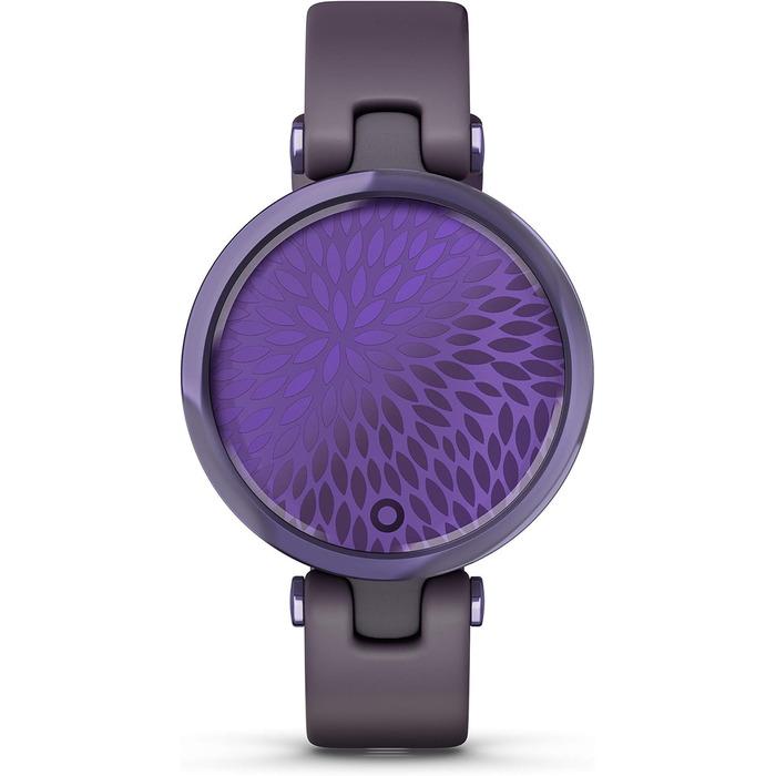 Garmin Lily™ - жіночий смарт-годинник з сенсорним екраном та декорованим корпусом, світло-золотистий колір, ремінець з білої шкіри