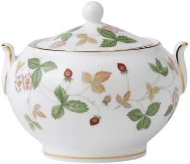 Цукорниця Wedgwood Wild Strawberry з кришкою, порцелянова