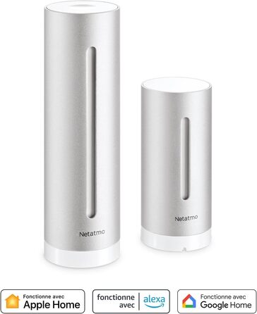 Netatmo Smart Weather Station with Wall Bracket - Wi-Fi & Functional Protective Housing for the Smart Weather Station, Protection for the Outdoor Module of the Smart Weather Station with Wi-Fi Connection, NRS-WW