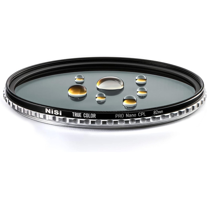 NiSi True Color CPL фільтр поляризаційний 86mm - поляризаційний фільтр для об'єктива камери з багатошаровим нанопокриттям