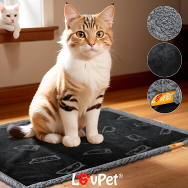 Водонепроникний плед для собак Lovpet® з флісу, плед для домашніх тварин, плед для котів + 3 іграшки для жування, для собак та котів середніх та маленьких порід, 127 x 101 см, L, ручне прання, двосторонній захист дивану