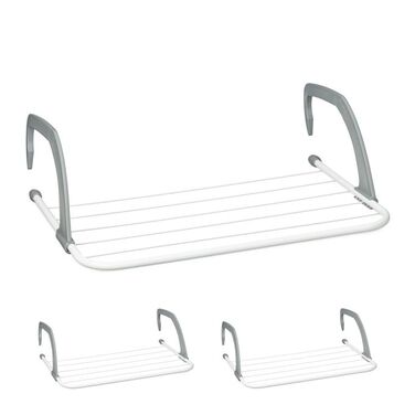 Relaxdays Clothes Rail Radiator 3-Piece Set