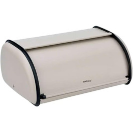 KING HOFF Контейнер для хліба та продуктів, сталевий, чорний (Beige Klein)