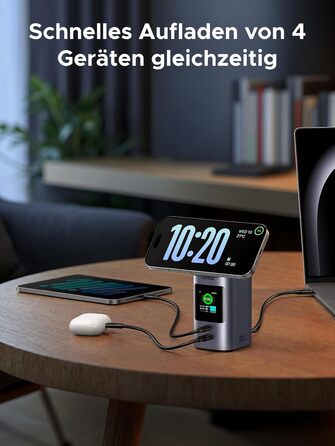Power Bank UGREEN Nexode 20000mAh 145W з Qi2, 15W бездротовою зарядкою та TFT дисплеєм, сумісний з iPhone 16/15, MacBook