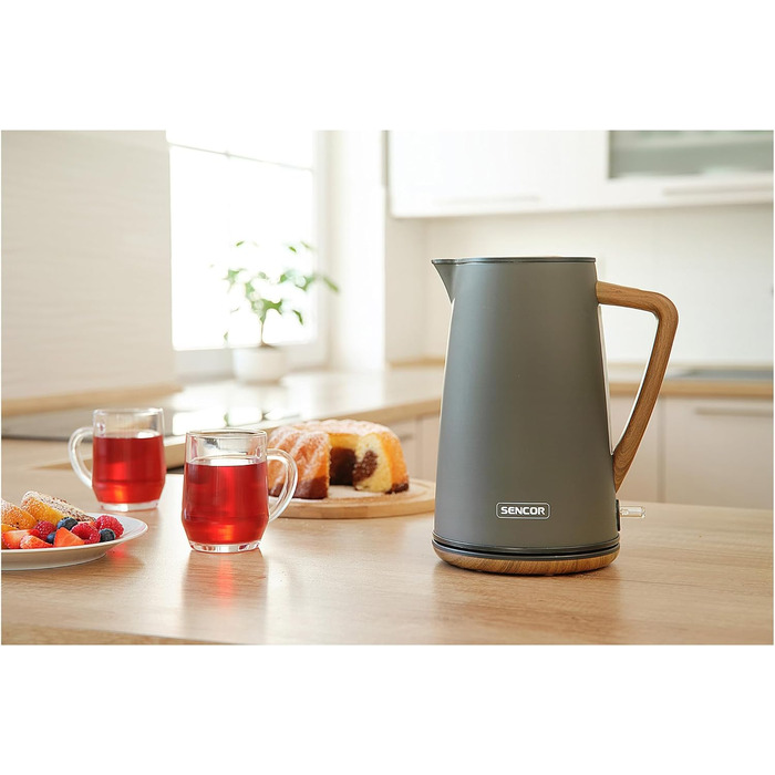 Електричний чайник SENCOR SWK 2727MB, 1.7 л, чорний