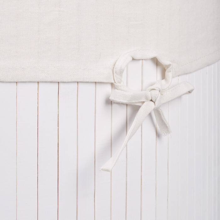 Relaxdays Bamboo Laundry Basket