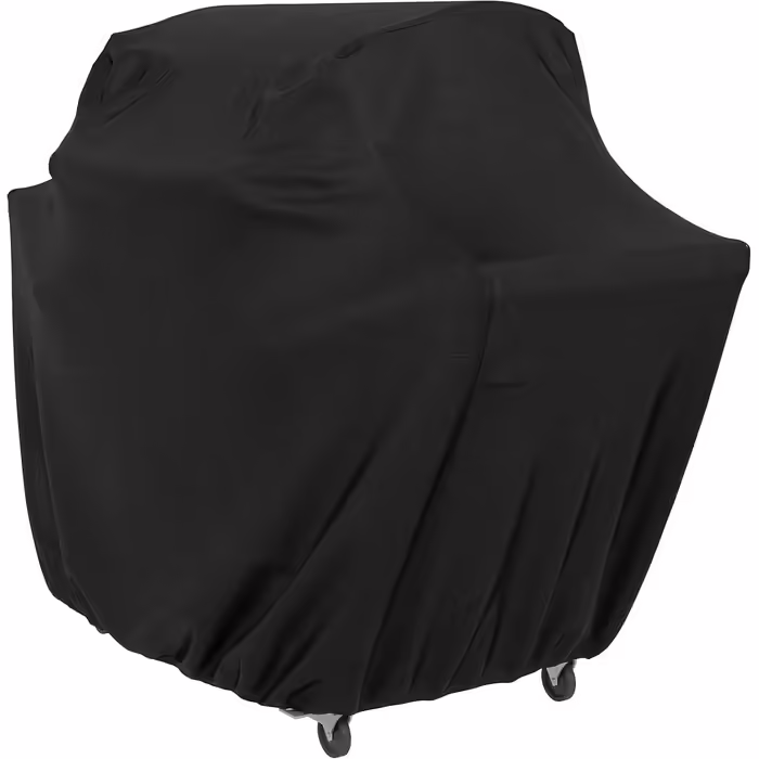 Amazon Basics Gas Grill Cover, for Outdoor Use, Water-Resistant, 137 x 66 x 117 cm (L x W x H), Black
