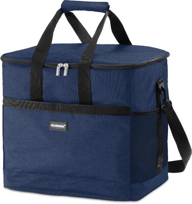 Термосумка HELDENWERK 40L (40 x 27 x 38 см) – велика, складна, витримує до 12 годин, з 7 відділеннями, водонепроникна, для пікніків та обідів