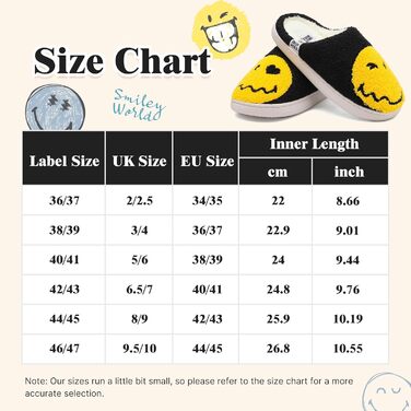 Чоловічі домашні тапочки Smilley з плюшу, Memory Foam, теплі зимові тапочки для дому (40/41 EU, чорний)