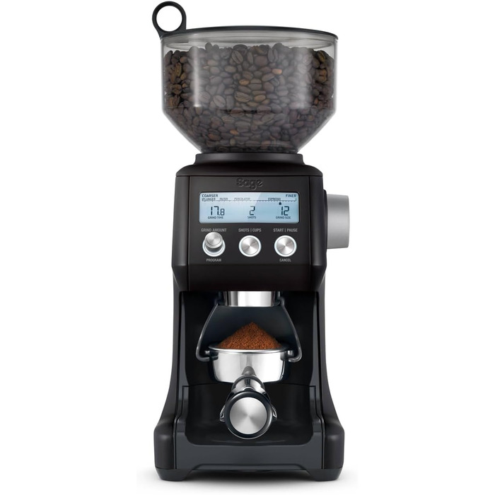 Sage Appliances SCG820 Smart Grinder Pro, Coffee Grinder, Matte Black