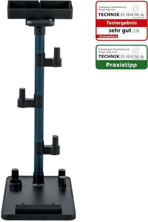hoogo orga-nicer ST007 | Universal Stand Holder for Cordless Vacuum Cleaners with Suction Tubes from 32-46 mm Ø | Easy Assembly without Drilling | Stand Floor Stand Battery Stick Vacuum Accessories