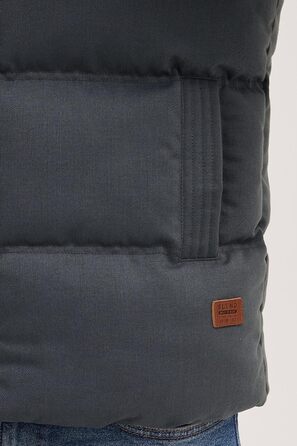 Чоловіча степкова жилетка Blend BHJens з капюшоном, кишенями та Regular fit, колір India Ink (70151)