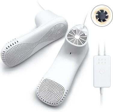 Ozon Shoe Dryer Electric Boot Dryer Shoe Warmer Boot Warmer - Ozone Deodorizer with Timer Function | No Noise | Strong Wire | EU Plug (Pm20(drying+deodorizing))