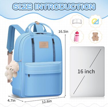 GAXOS Сумка-рюкзак для школи: стильний рюкзак для жінок та дівчат, білий, у корейському стилі