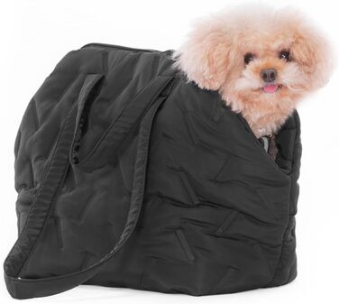 Сумка-переноска для собак та цуценят, 40x20x24 см, Khaki (M, Чорний)