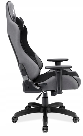 Ігрове крісло IMBA seat Druid, тканина, сіре
