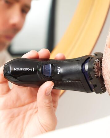 Електричний гоління для чоловіків Remington R4002 - ротаційний пристрій для гоління з тримером та насадкою для 3-денної щетини, червоний