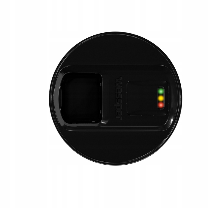 Скляний фільтраційний глечик Wessper D2 BOROSILICATE FF 3л, чорний + фільтр