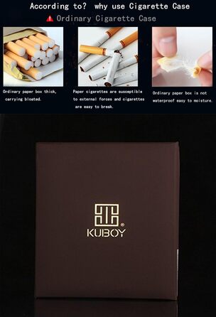 Елегантне металеве тютюноприладдя для 16 сигарет з подарунковою коробкою, срібного кольору