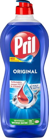 Набір засобів для миття посуду PRIL Original (Лайм, Лимон, Оригінал), 6 шт по 675 мл, висока жиророзчинна дія