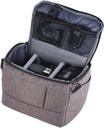 Сумка для камери Andoer: для Canon, Nikon, Sony, Fujifilm, Olympus, Panasonic (1 камера + 2 об'єктиви + аксесуари)