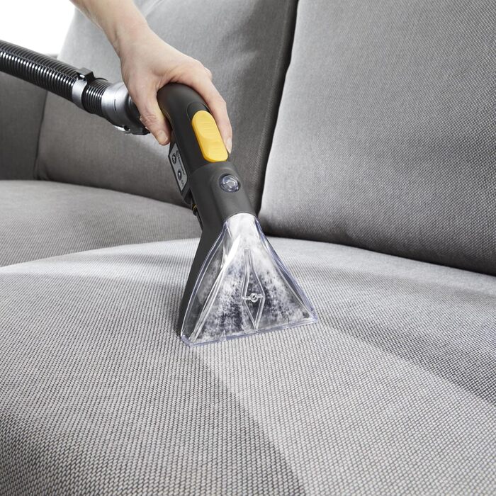 Вакумний пилосос Vacmaster SCA0801 для миття та чищення килимів, меблів та автомобілів | Мийний пилосос для сухого та вологого прибирання (1300W, 30L, Чорний)