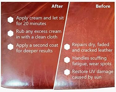 Skidmore's Restorative Cream | True restorative, softening, and nourishing balm for leather and wood | 100% natural, non-toxic formula
