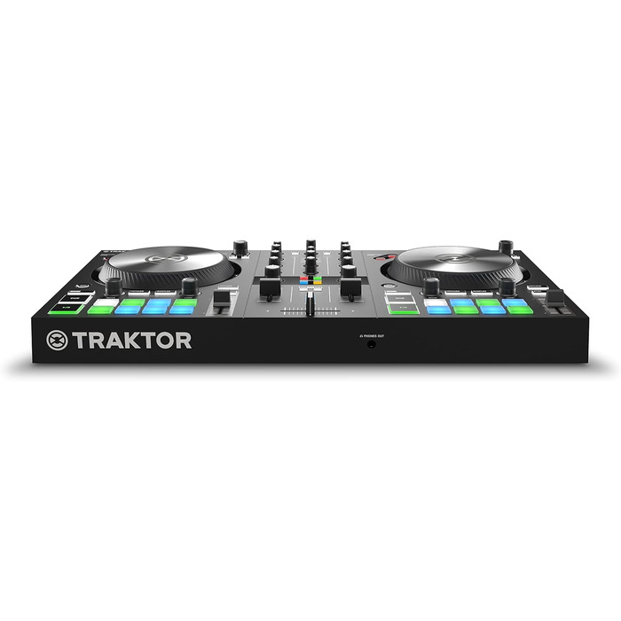 Native Instruments Traktor Kontrol S2 MK3 DJ контролер: 2 канали, 16 педів, вбудована звукова карта, Traktor Pro 4
