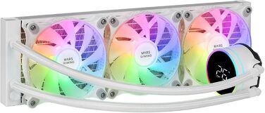 Mars Gaming ML-LCD360: Світлодіодна система водяного охолодження з LCD-дисплеєм (600W, 3x 120mm вентилятори)