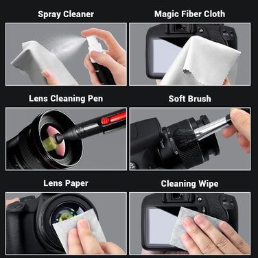 Набір для чищення камери: дзеркальна, Canon, Sony, Nikon, Pentax. Очищення об'єктива та сенсора
