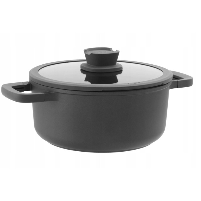 Каструля з антипригарним покриттям та кришкою BergHOFF Stone+ 24x11см, 4,4л