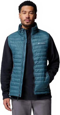 Жилет Columbia Powder Pass чоловічий пуховий XL, Everblue, Hai