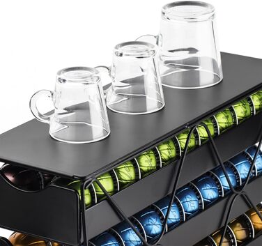 Організатор для капсул Nespresso Vertuo Bagoo - трирівнева шухляда для зберігання капсул
